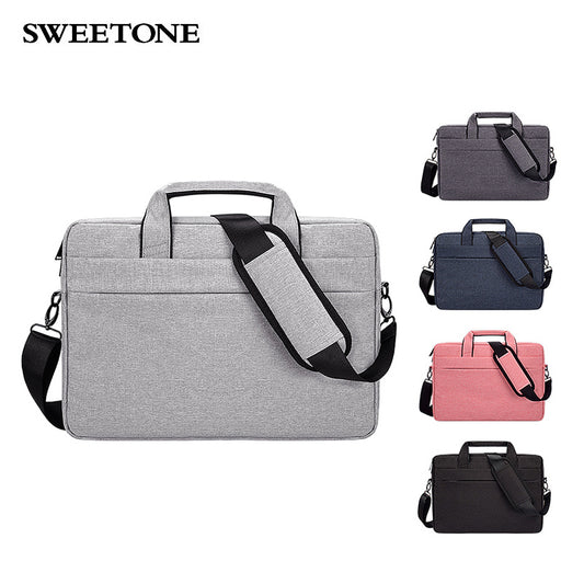 Classic Fabric Laptop Shoulder Bag