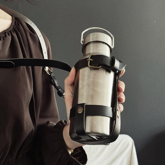 Water Bottle Carrier Bag with Adjustable Shoulder Strap