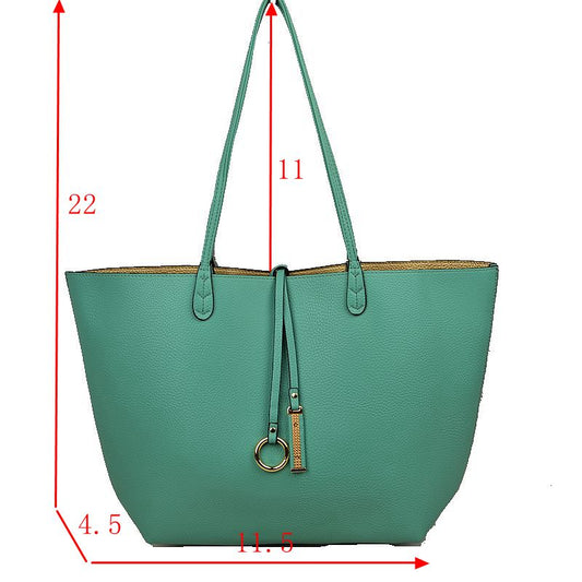 Women's Kendra Reversible Supersoft Vegan Leather Tote Handbag Crossbody Bag