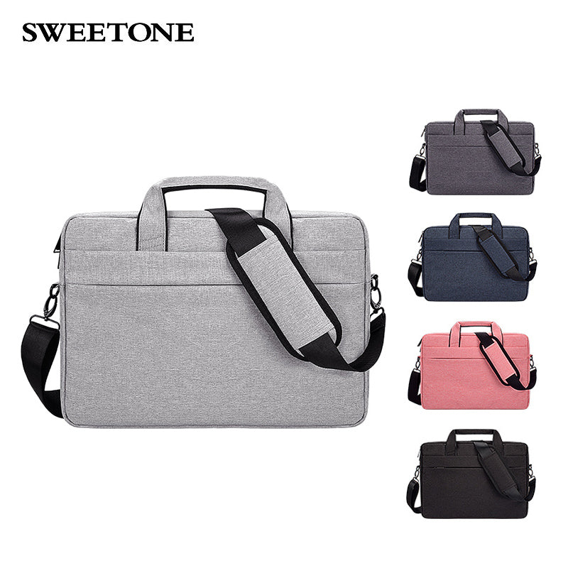 Classic Fabric Laptop Shoulder Bag