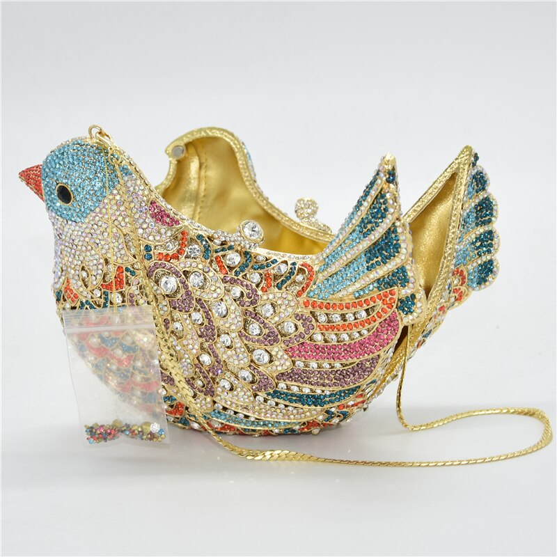 Latest Handmade Bird Design Clutches/Purse