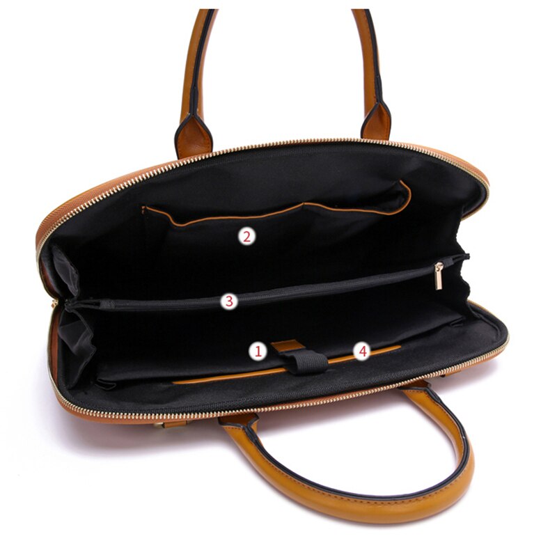 GENUINE LEATHER Briefcase Laptop Bags