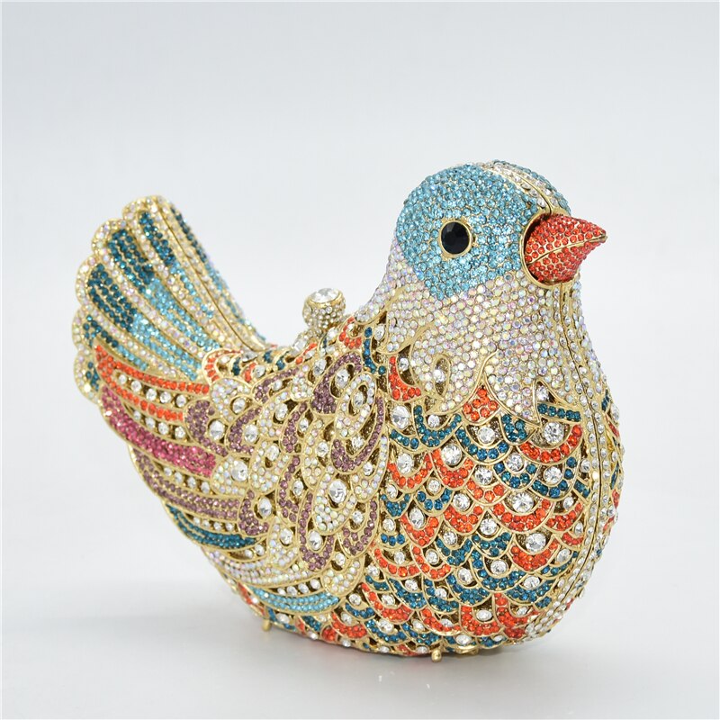 Latest Handmade Bird Design Clutches/Purse