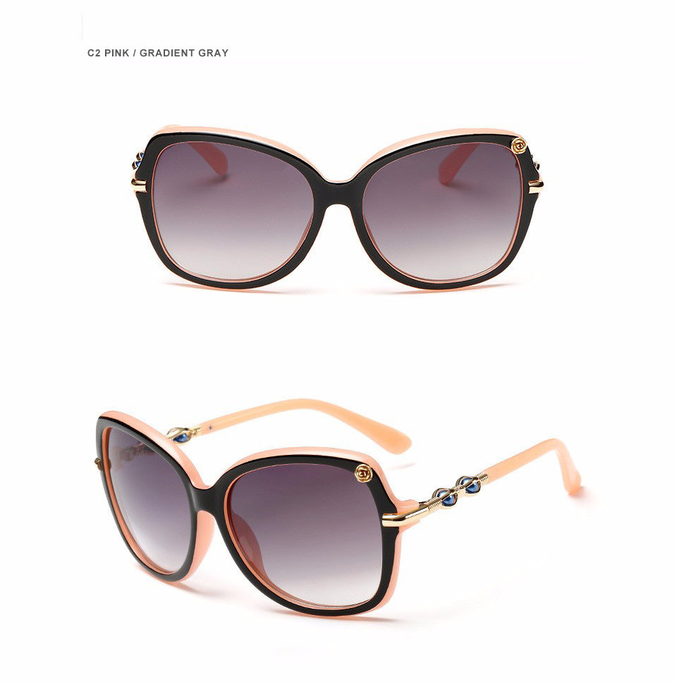 AOUBOU 2023 Luxury Diamond Pearl Polarized Sunglasses UV400