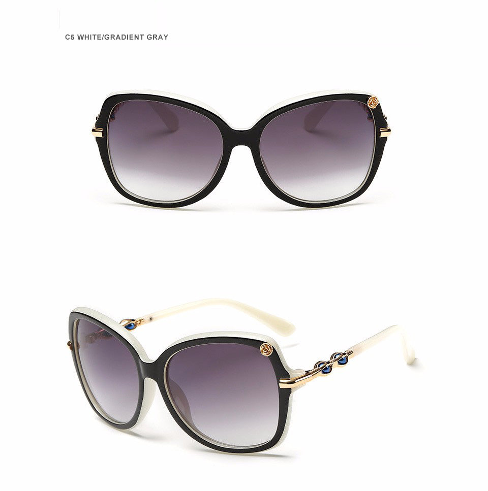 AOUBOU 2023 Luxury Diamond Pearl Polarized Sunglasses UV400