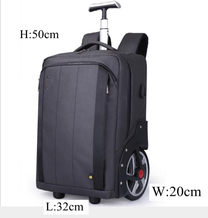 Travel Laptop Backpack with Wheels