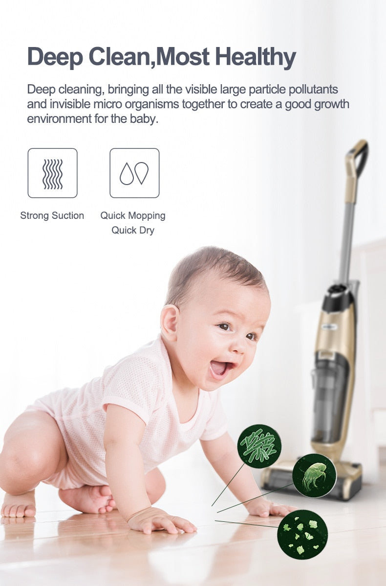 BOBOT DEEP 832 Cordless Floor Washer Vacuum with UV Sterilizer