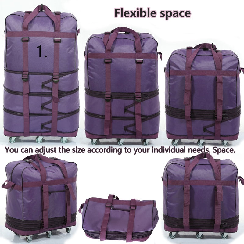 Folding Luggage Bags with Wheels