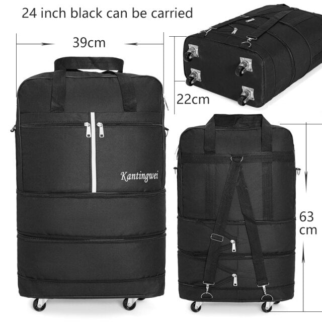 Folding Luggage Bags with Wheels