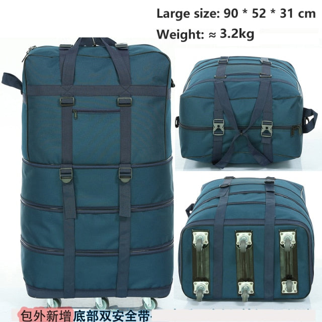 Folding Luggage Bags with Wheels