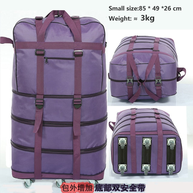 Folding Luggage Bags with Wheels