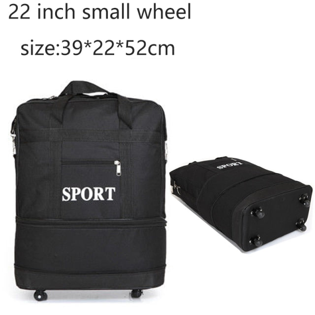 Folding Luggage Bags with Wheels
