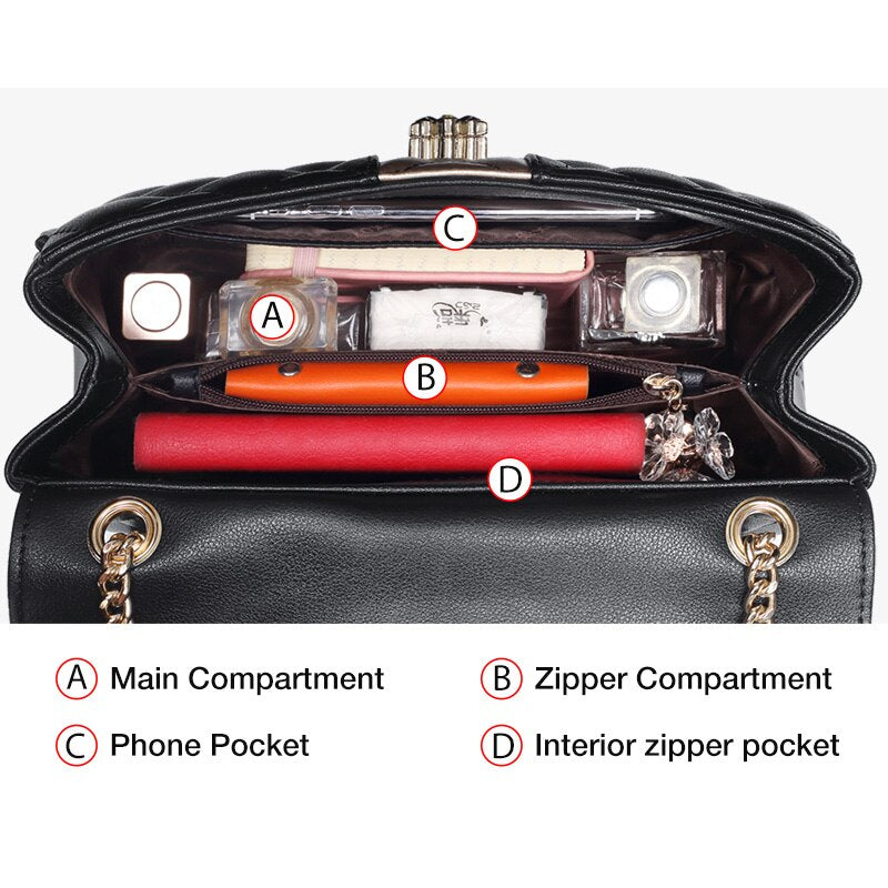 FOXER - Leather Shoulder Bag