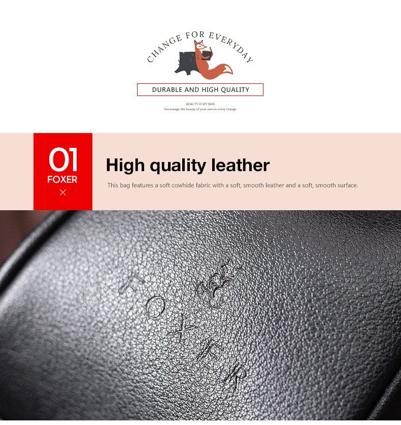 FOXER - Leather Shoulder Bag