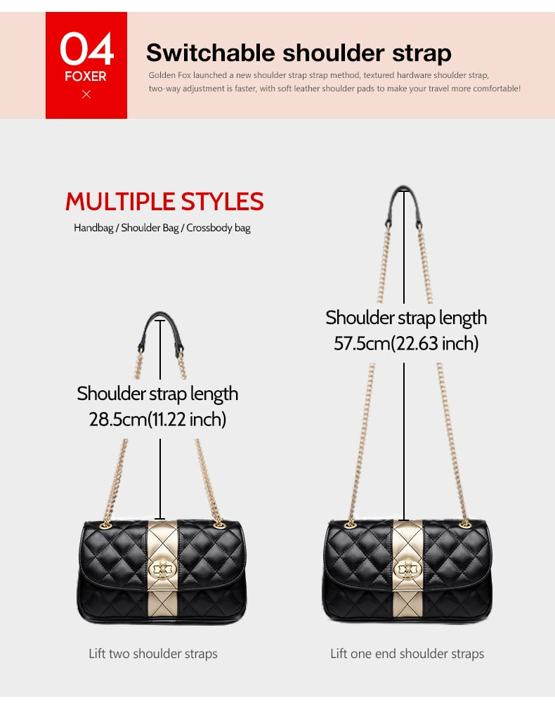 FOXER - Leather Shoulder Bag