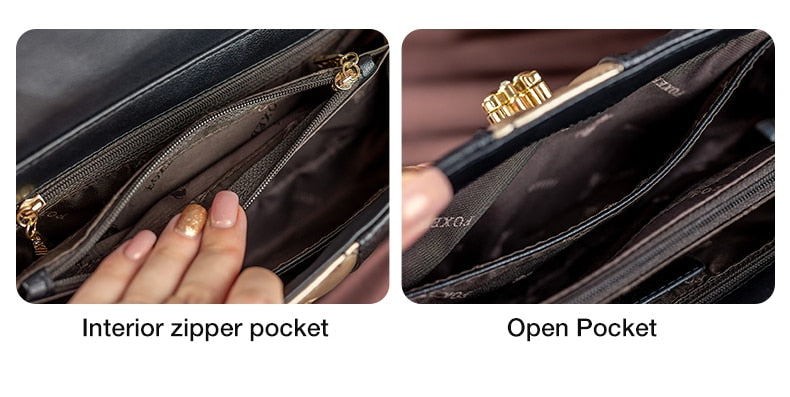 FOXER - Leather Shoulder Bag