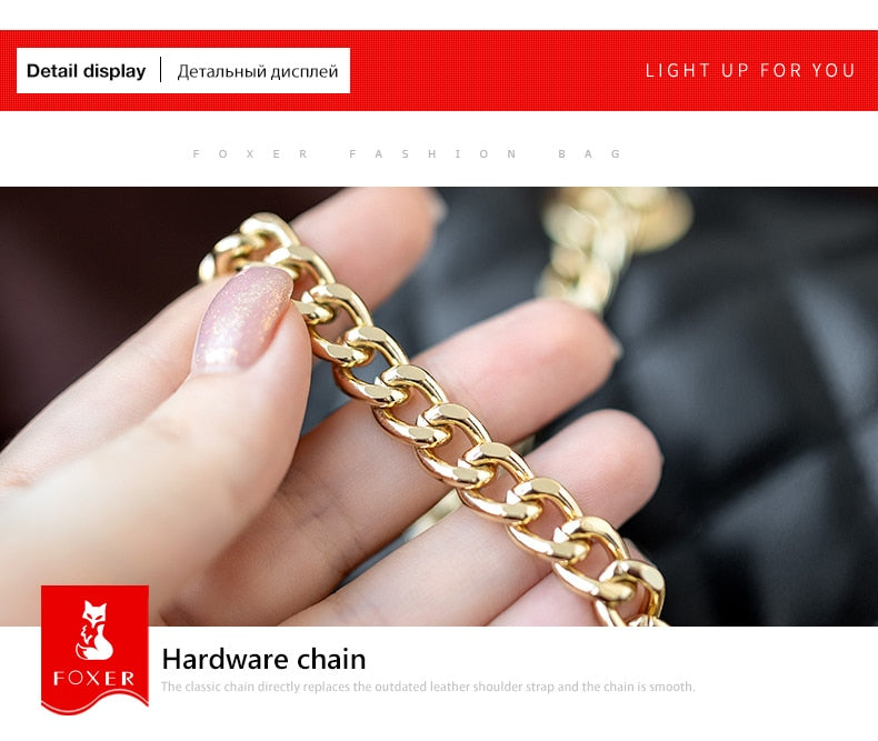 FOXER - Leather Shoulder Bag