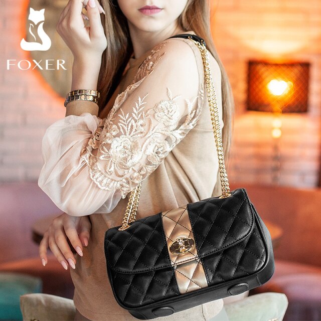 FOXER - Leather Shoulder Bag