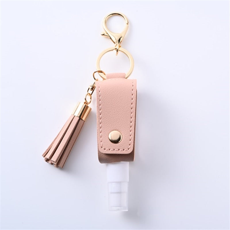 Leather Upright/Hanging Sanitizer Bottle Holders 30ml