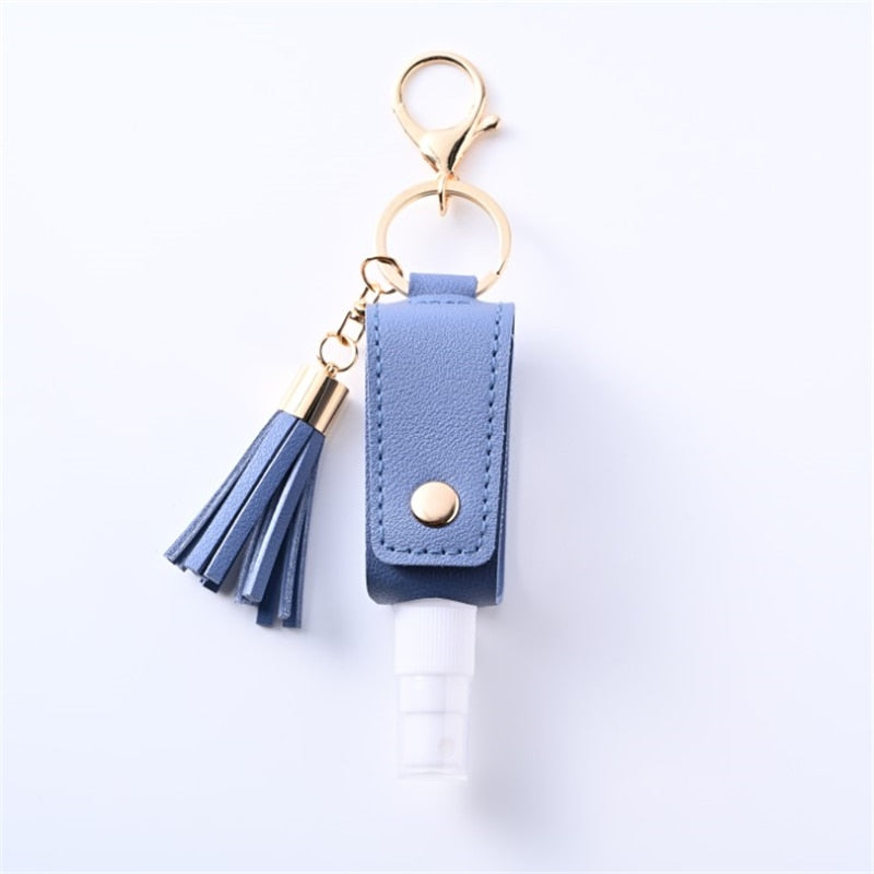 Leather Upright/Hanging Sanitizer Bottle Holders 30ml