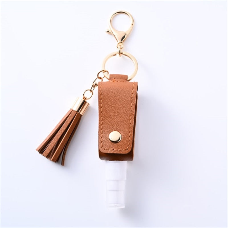 Leather Upright/Hanging Sanitizer Bottle Holders 30ml