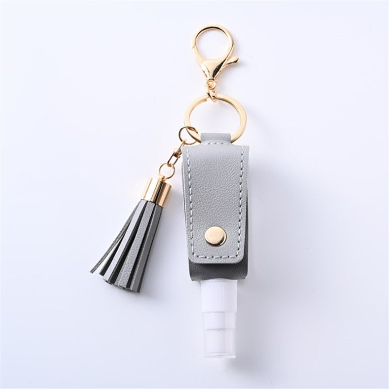Leather Upright/Hanging Sanitizer Bottle Holders 30ml