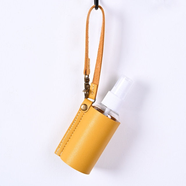 Leather Upright/Hanging Sanitizer Bottle Holders 30ml