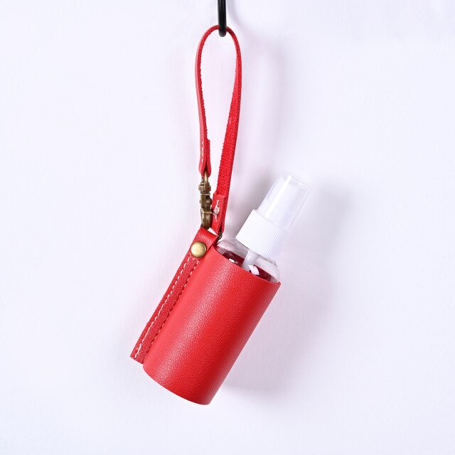 Leather Upright/Hanging Sanitizer Bottle Holders 30ml