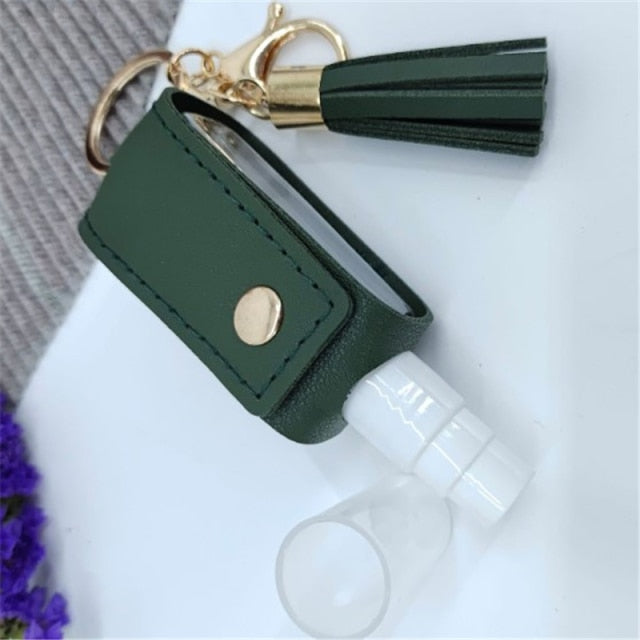 Leather Upright/Hanging Sanitizer Bottle Holders 30ml