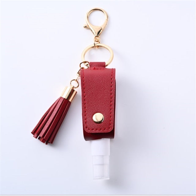 Leather Upright/Hanging Sanitizer Bottle Holders 30ml