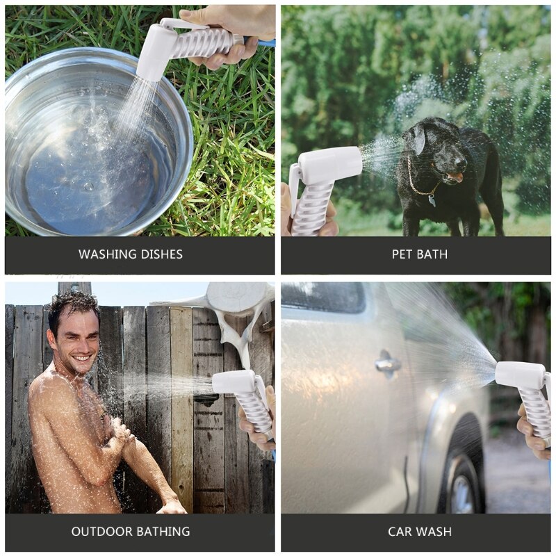 12L Solar Heating Camping Beach Shower Bag with Pressure Pump