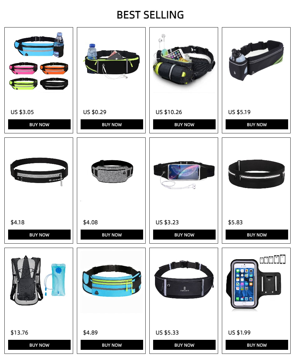 Sports Waist Belt Bag