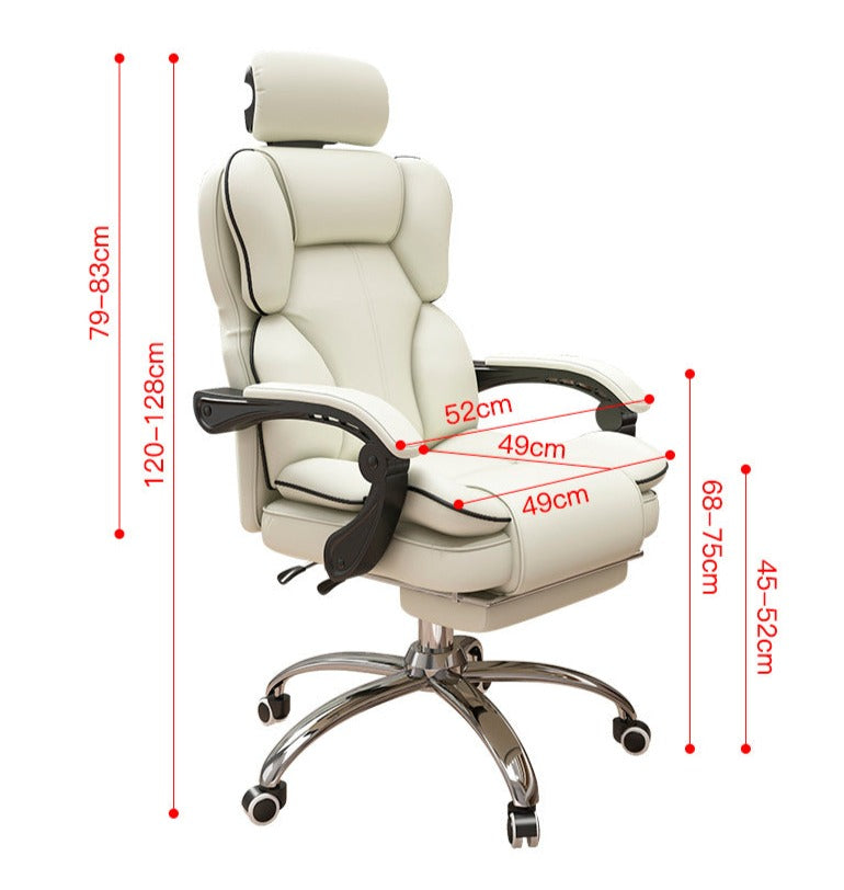 Luxury Desk Chair with Footrest