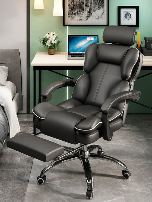 Luxury Desk Chair with Footrest