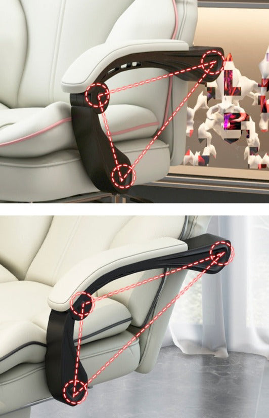 Luxury Desk Chair with Footrest