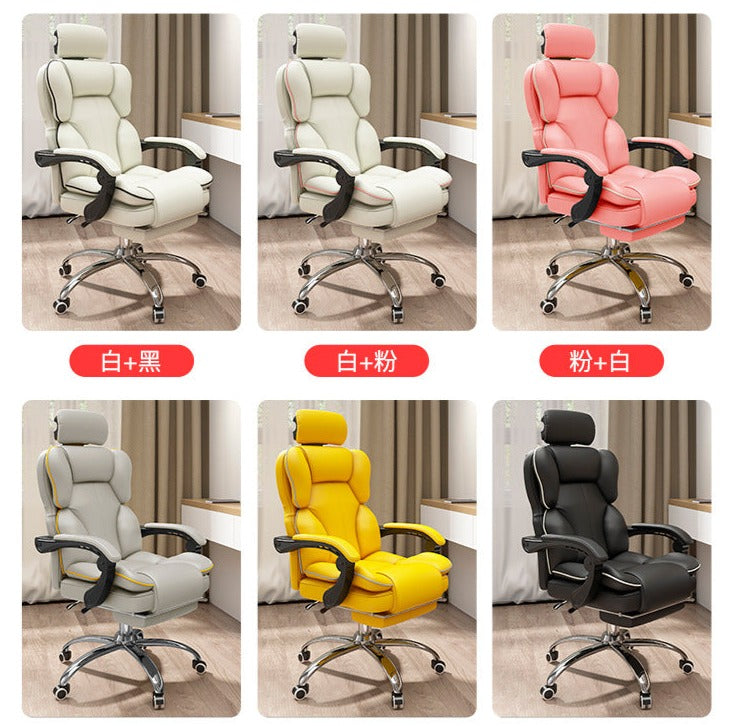 Luxury Desk Chair with Footrest