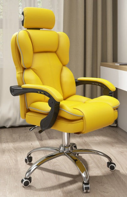 Luxury Desk Chair with Footrest