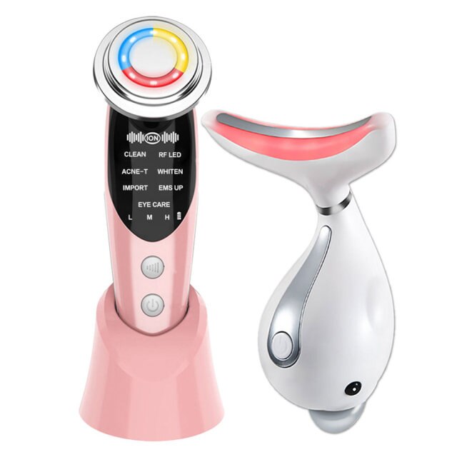 RF Face & Neck Light Therapy Wrinkle Removal