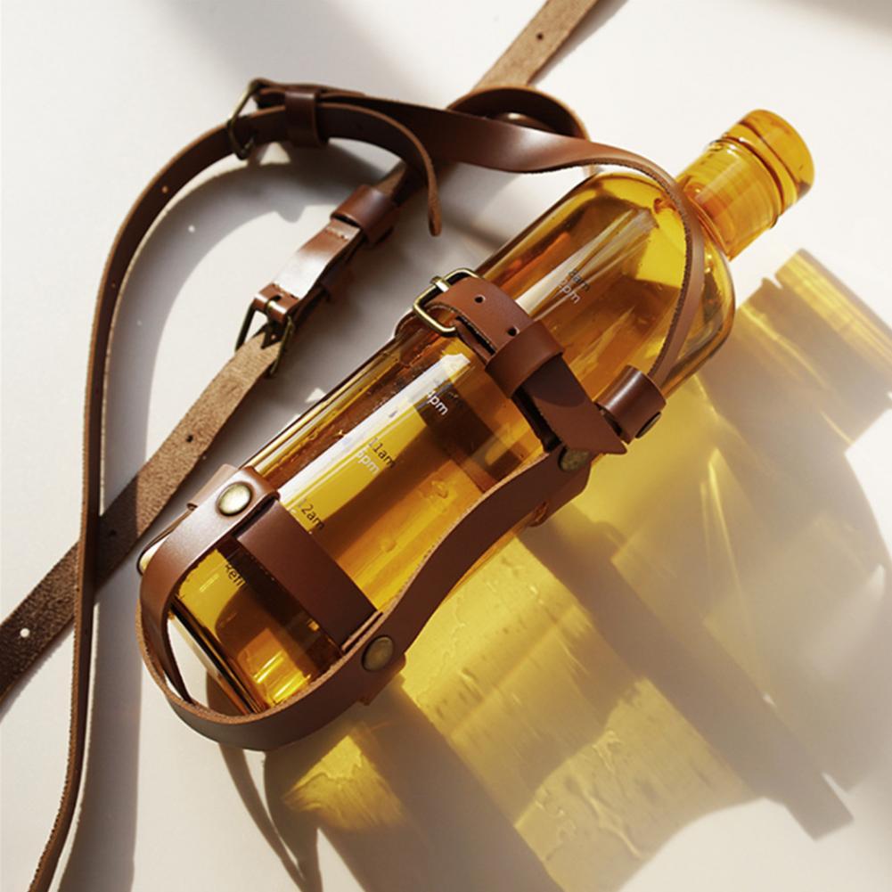 Water Bottle Carrier Bag with Adjustable Shoulder Strap