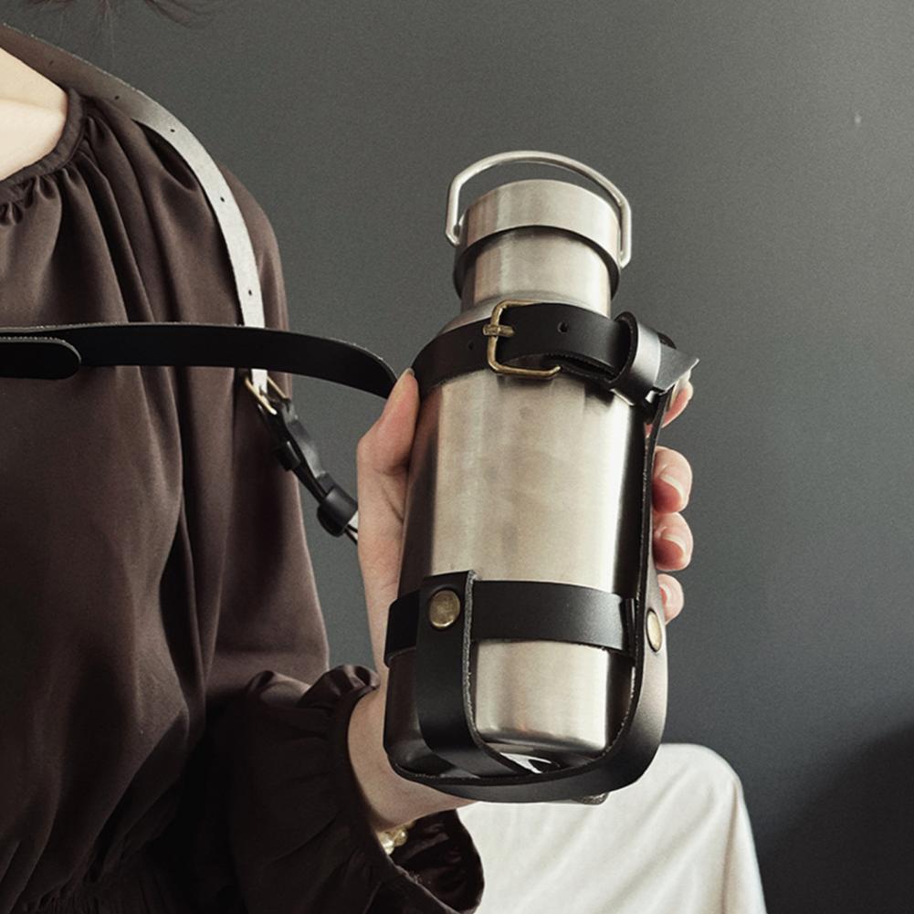 Water Bottle Carrier Bag with Adjustable Shoulder Strap
