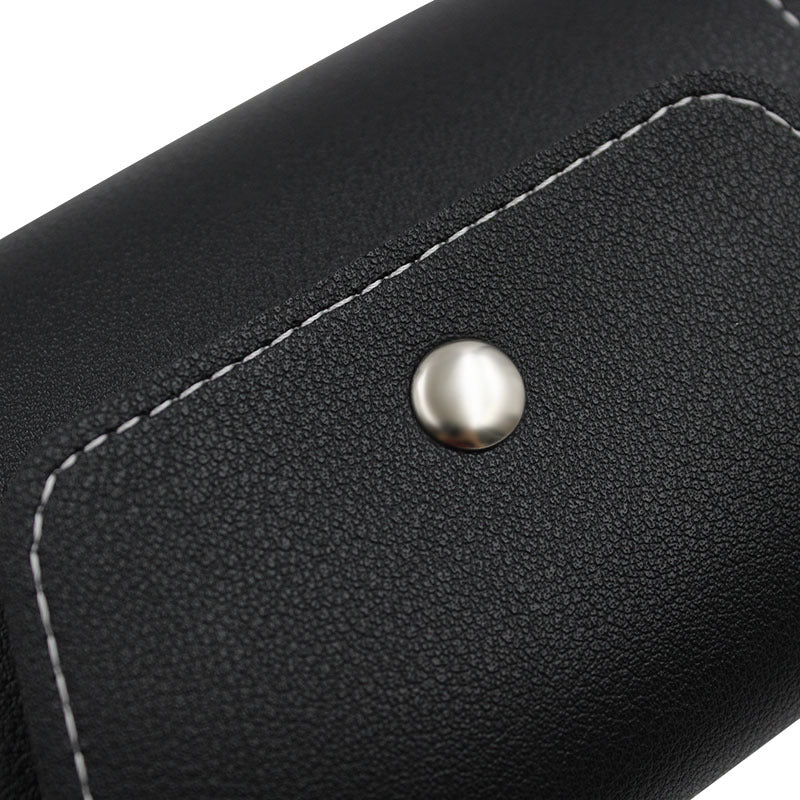 Face Mask Storage Folder with Hand Sanitizer Leather Cover Set