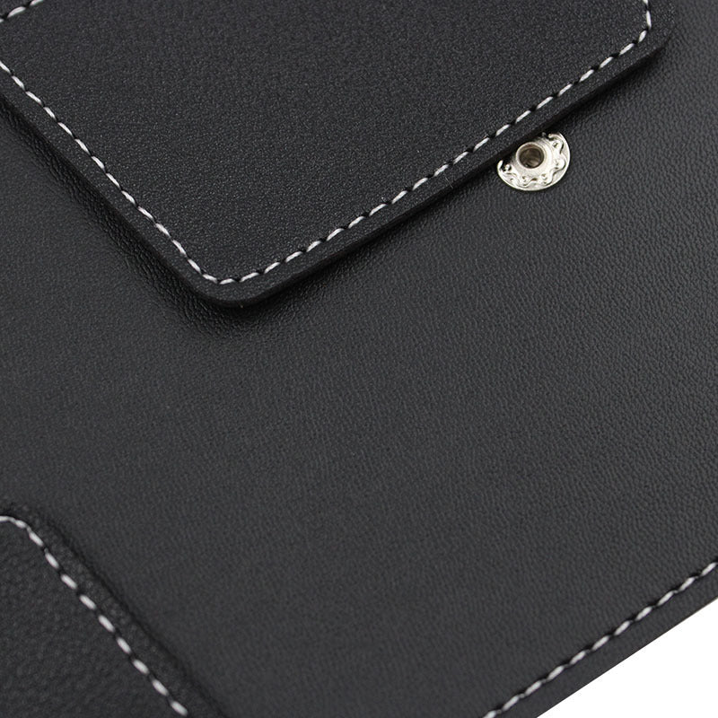 Face Mask Storage Folder with Hand Sanitizer Leather Cover Set