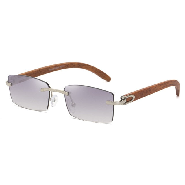 Retro Wood Sunglasses Luxury Vintage UV400