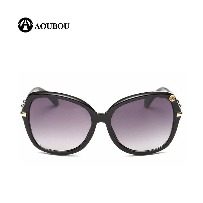 AOUBOU 2023 Luxury Diamond Pearl Polarized Sunglasses UV400
