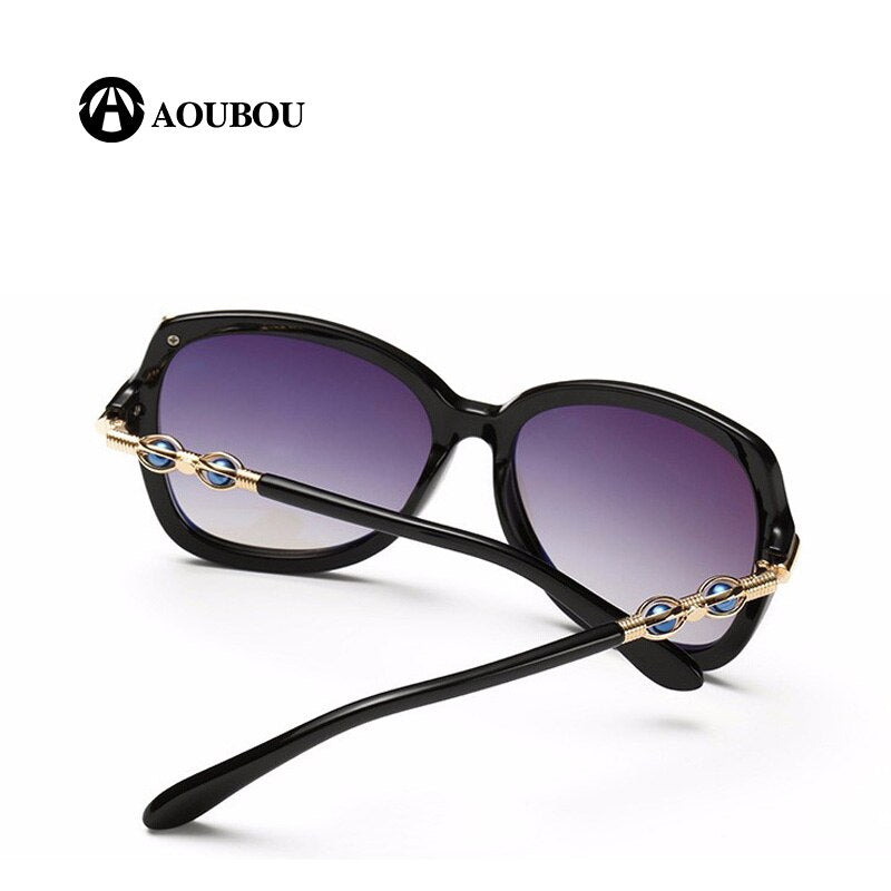AOUBOU 2023 Luxury Diamond Pearl Polarized Sunglasses UV400