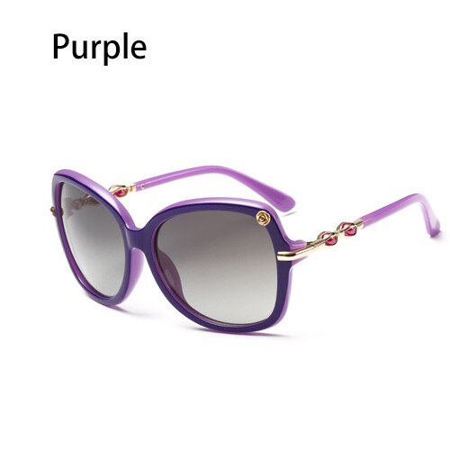 AOUBOU 2023 Luxury Diamond Pearl Polarized Sunglasses UV400